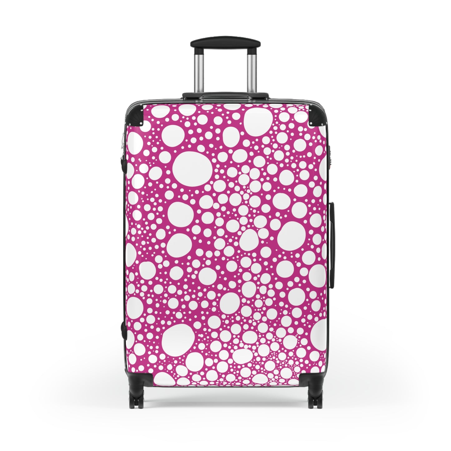 Blanca Ink Spots on Pink Suitcase