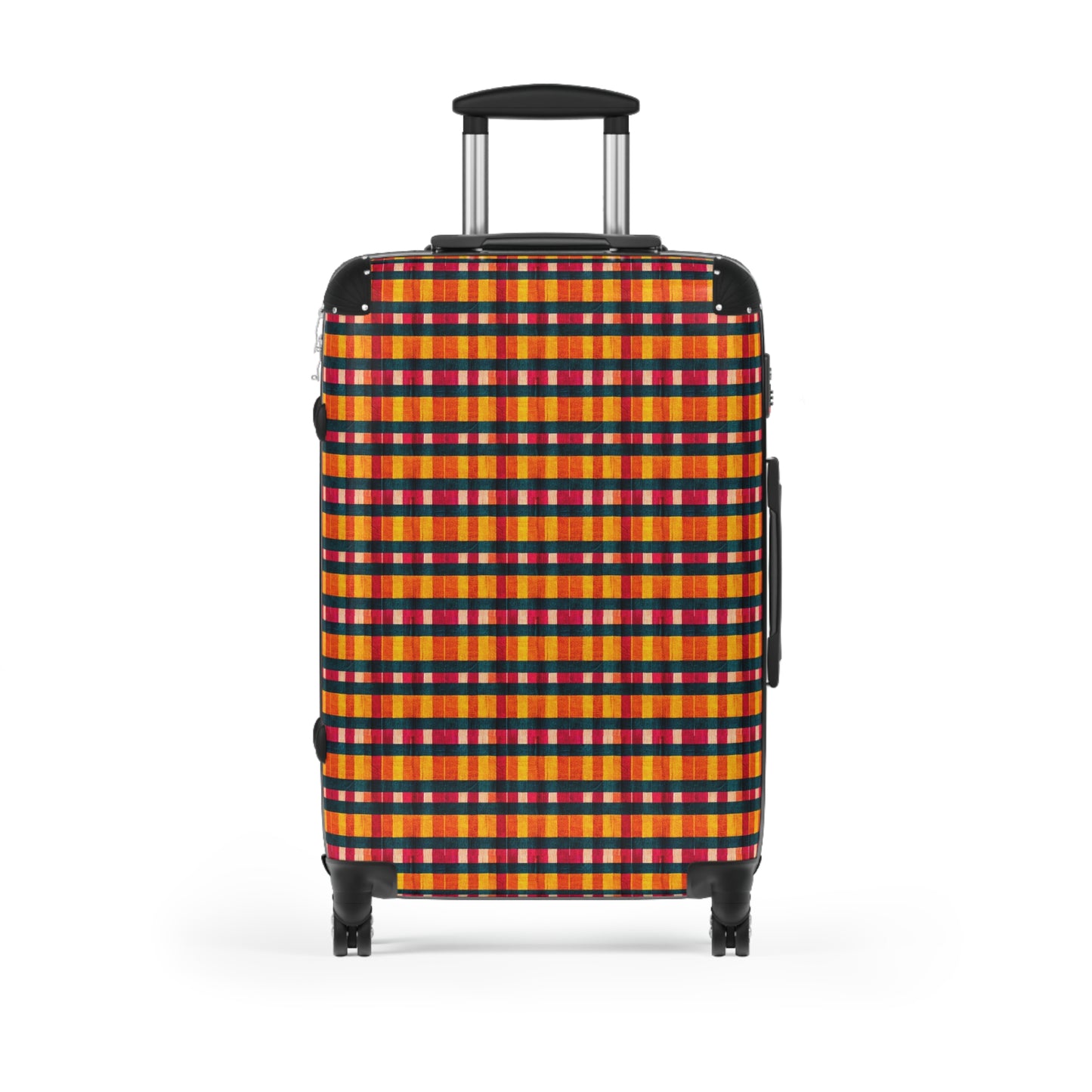 Tropical Fiesta Plaid Suitcase