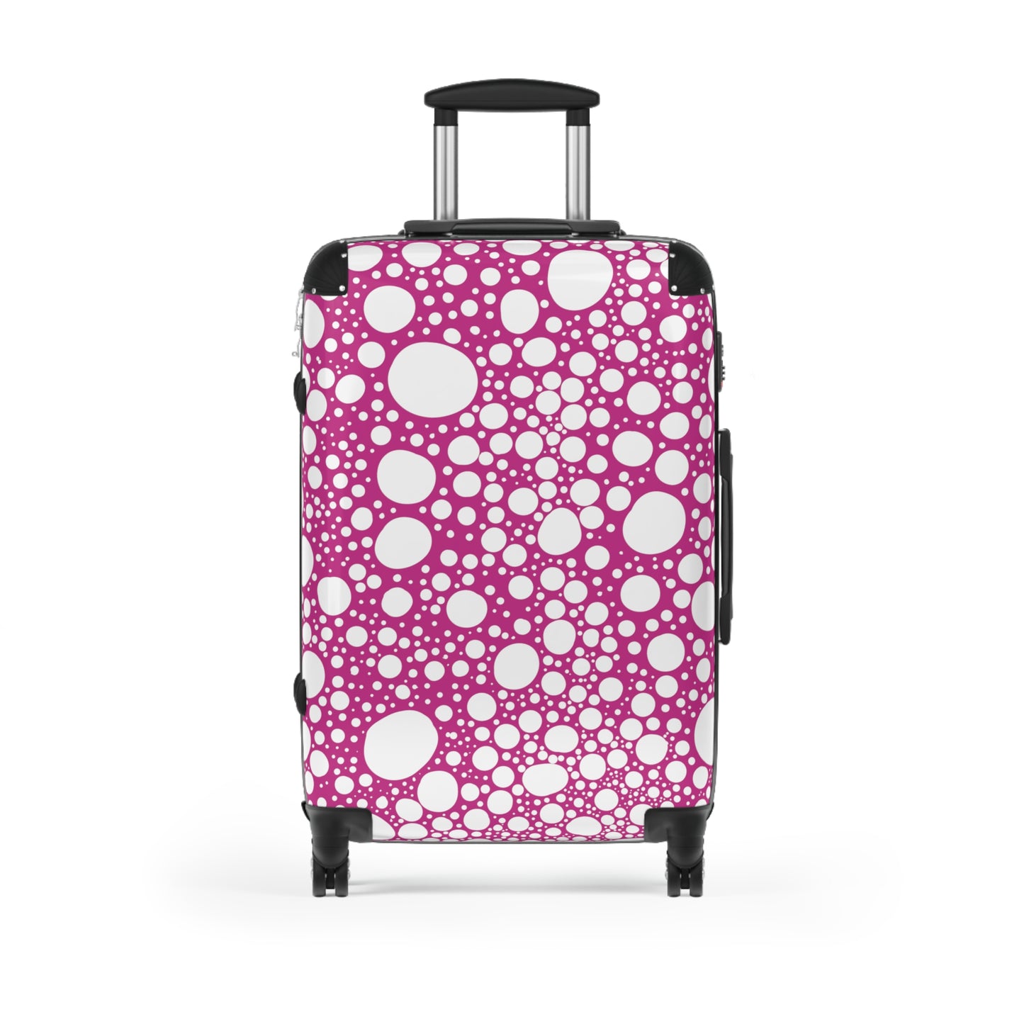 Blanca Ink Spots on Pink Suitcase