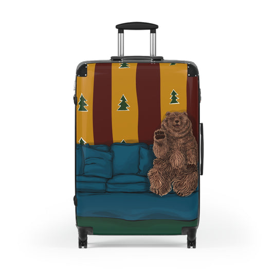 Mountain Bear Suitcase