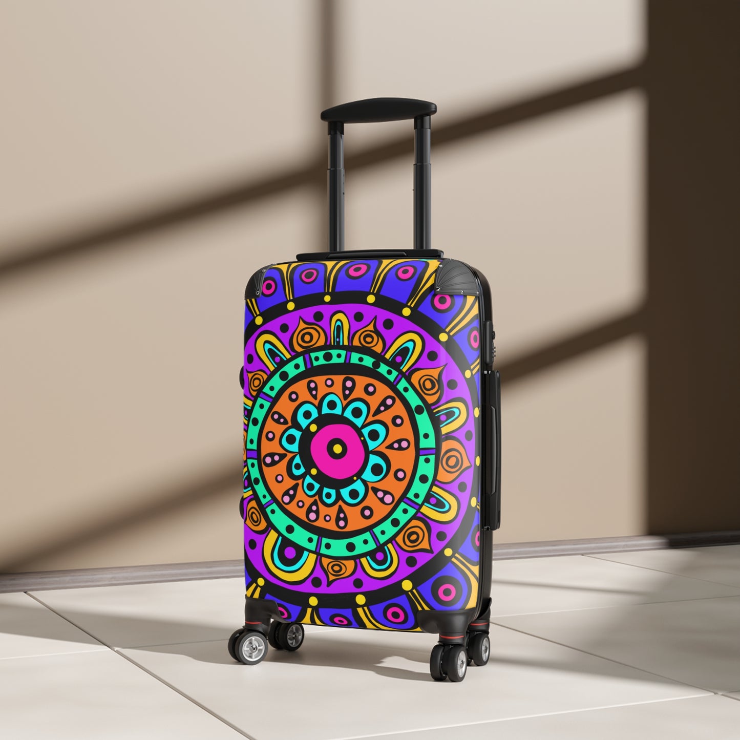 Mandala With Yellow Suitcase