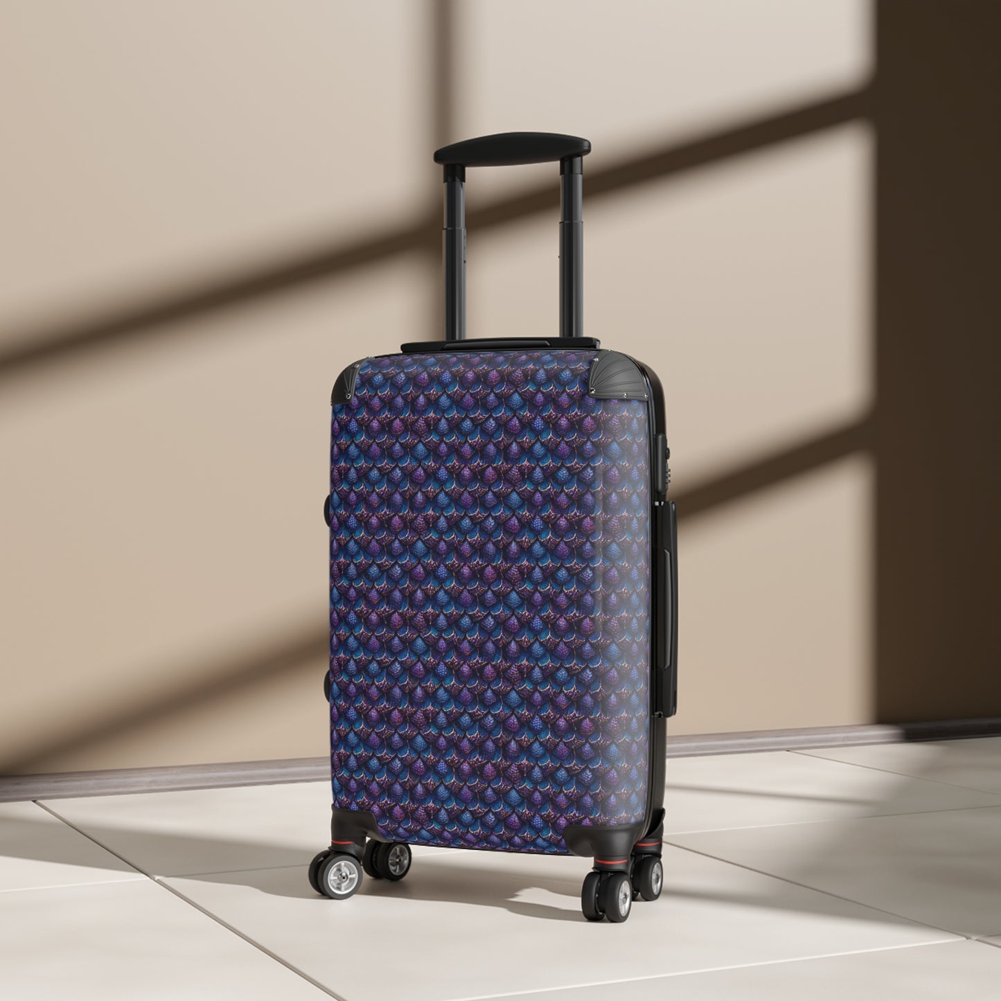 Luminosa, the Radiant Amethyst Drakon Suitcase