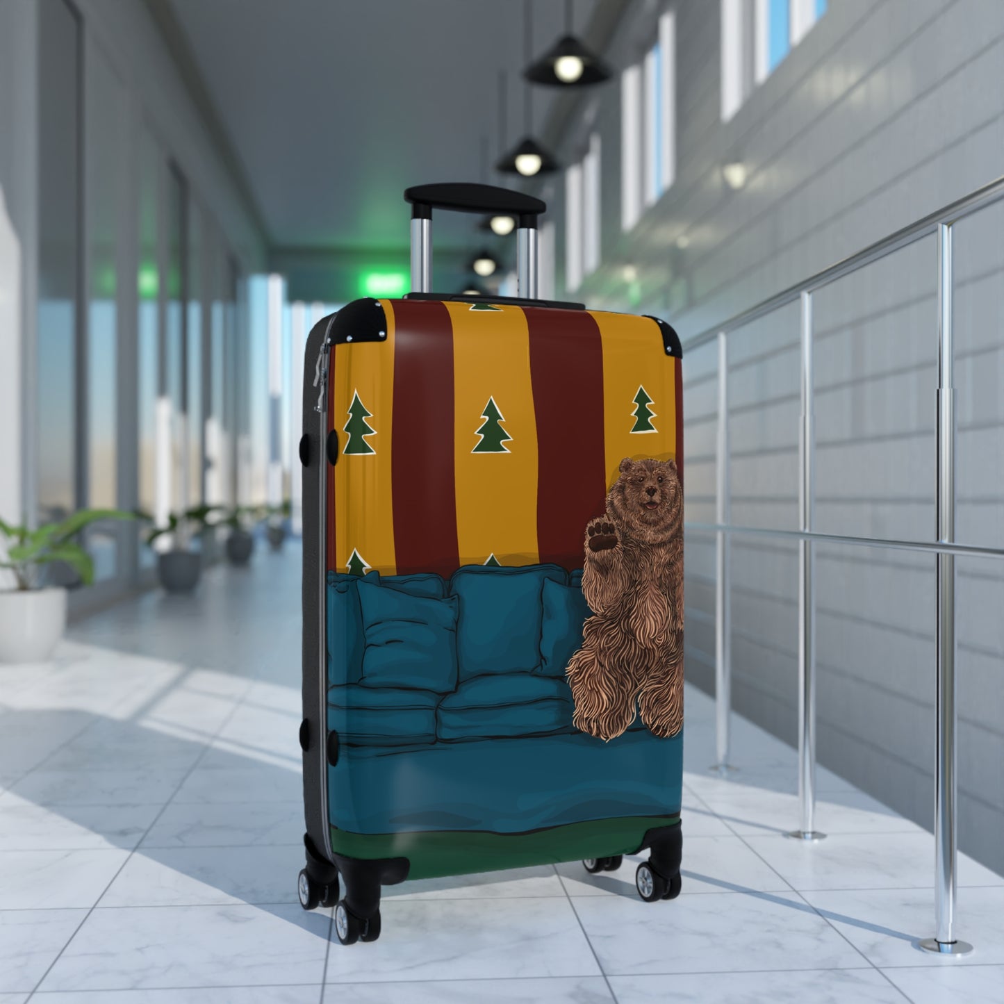 Mountain Bear Suitcase