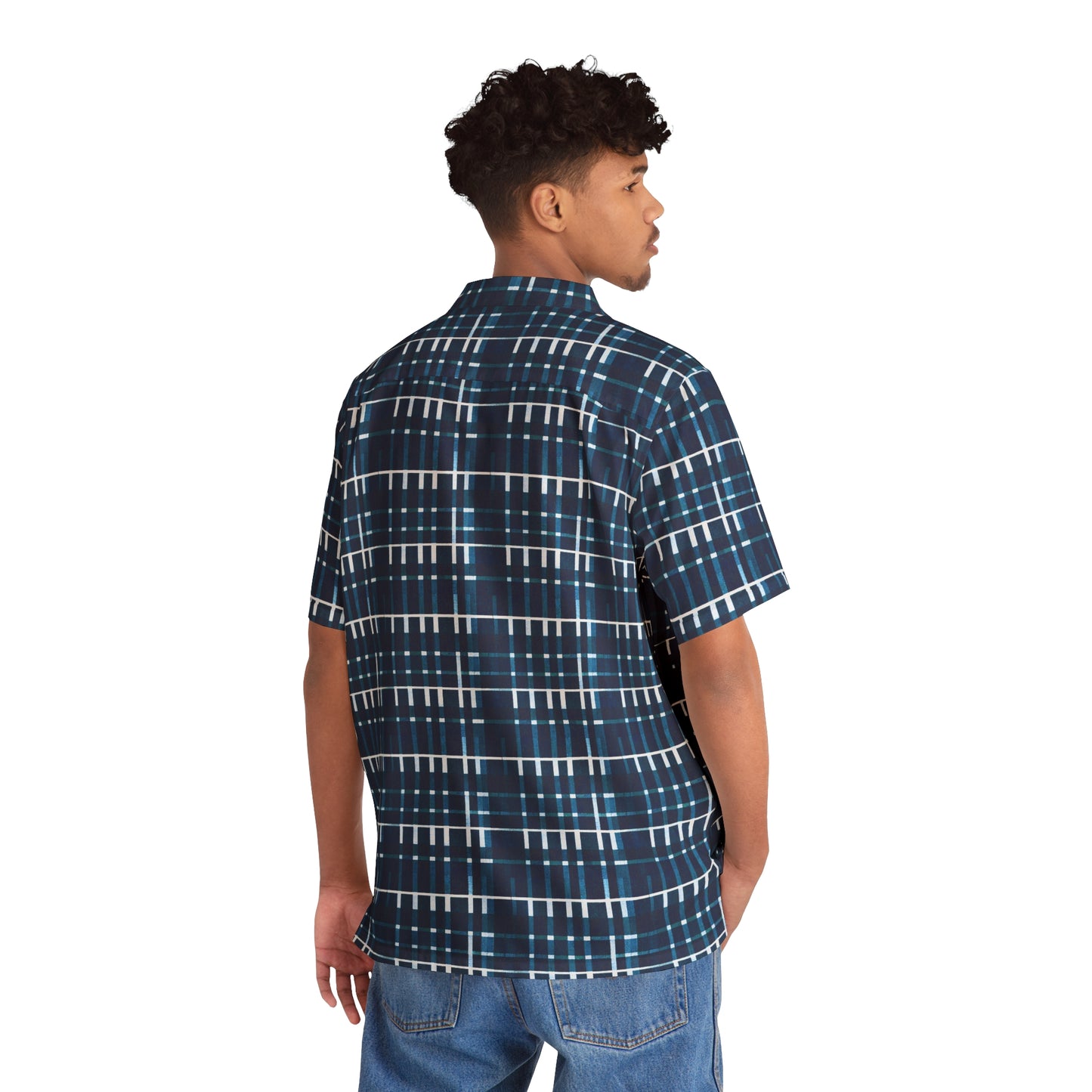 Royal Heritage Plaid Men's Hawaiian Shirt