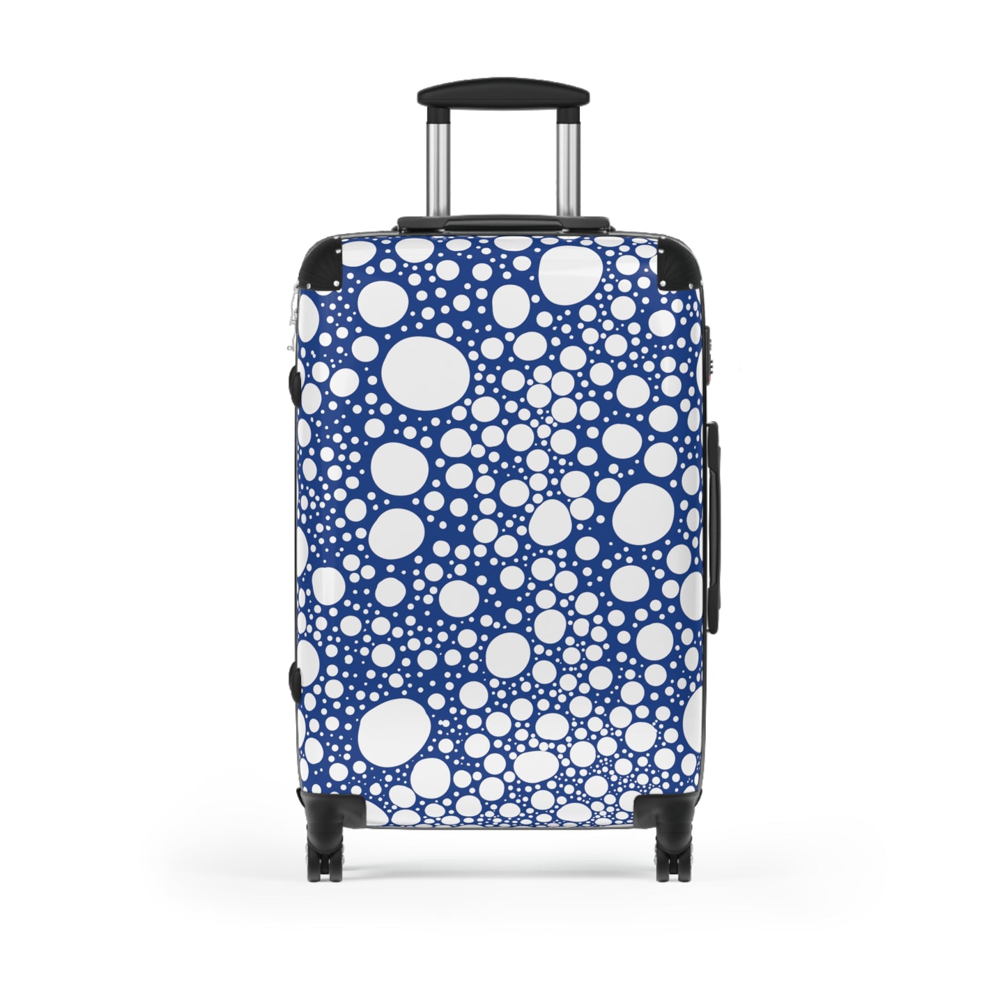 Blanca Ink Spots on Dark Blue Suitcase