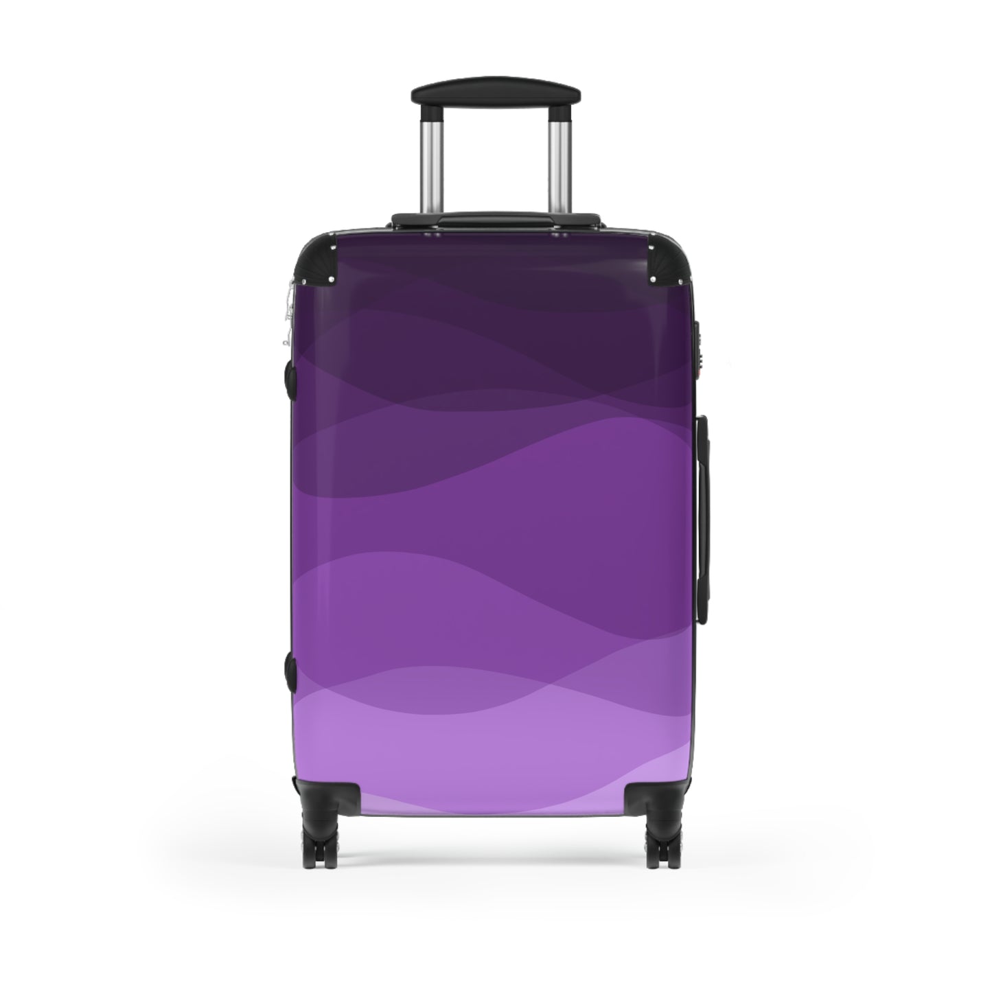 Plum Waves Suitcase