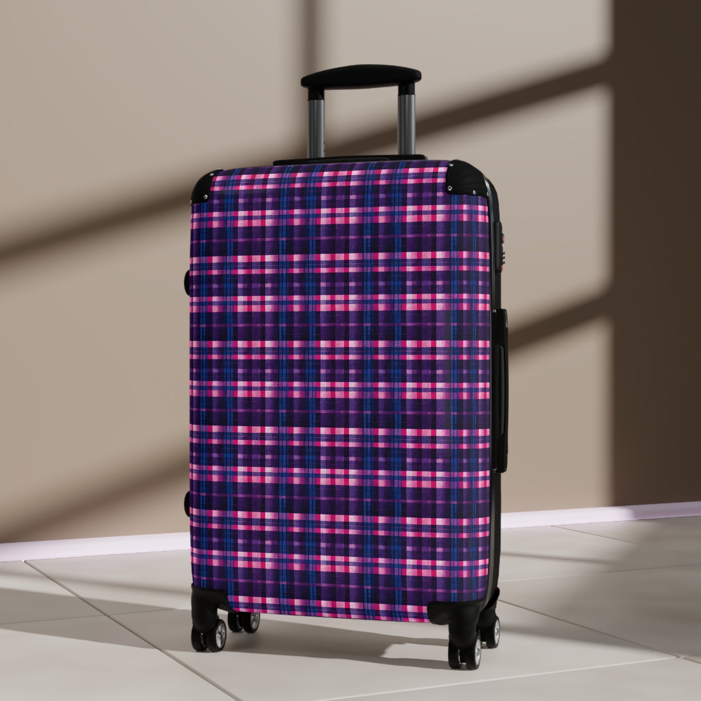 Berry Delight Plaid Suitcase