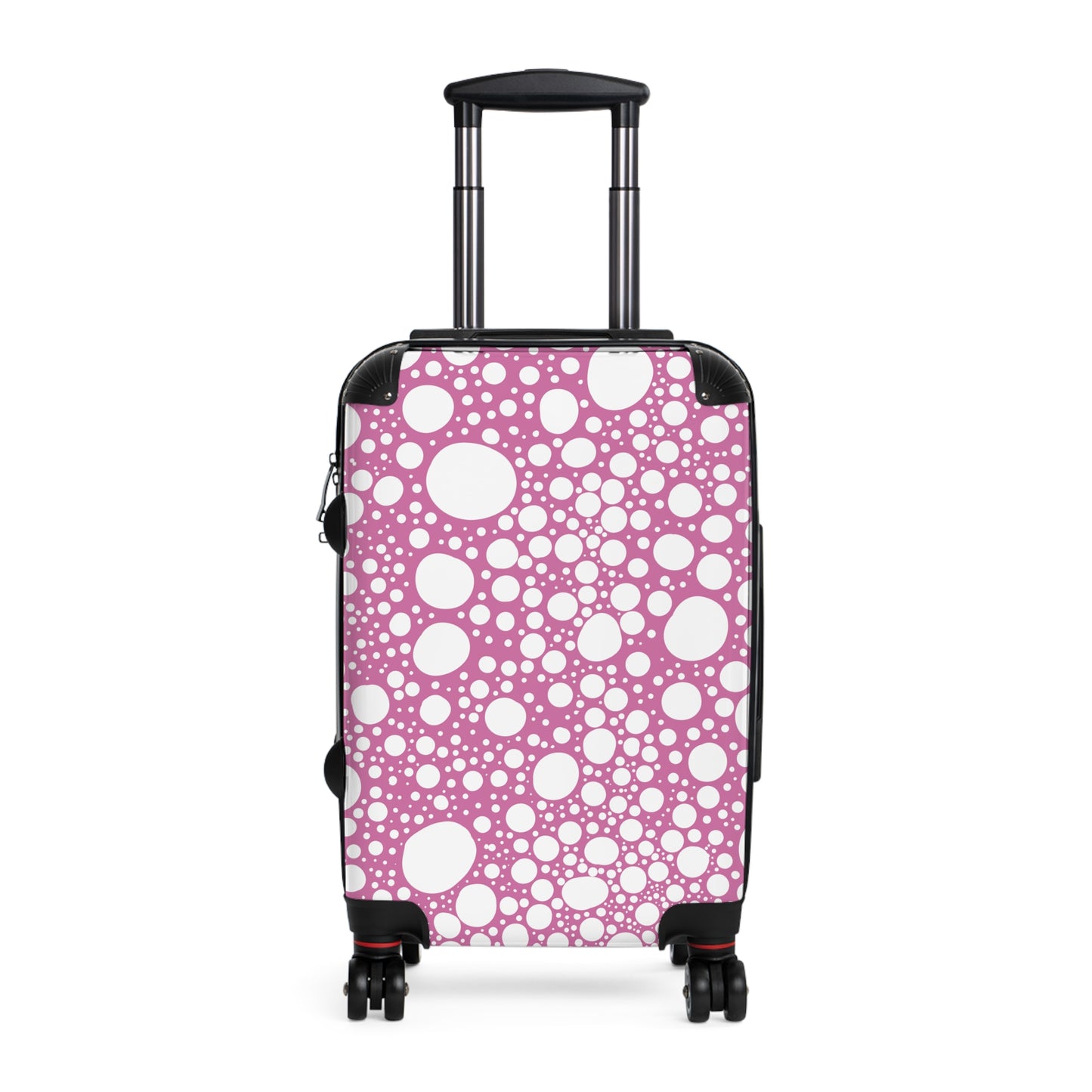 Blanca Ink Spots on Light Pink Suitcase