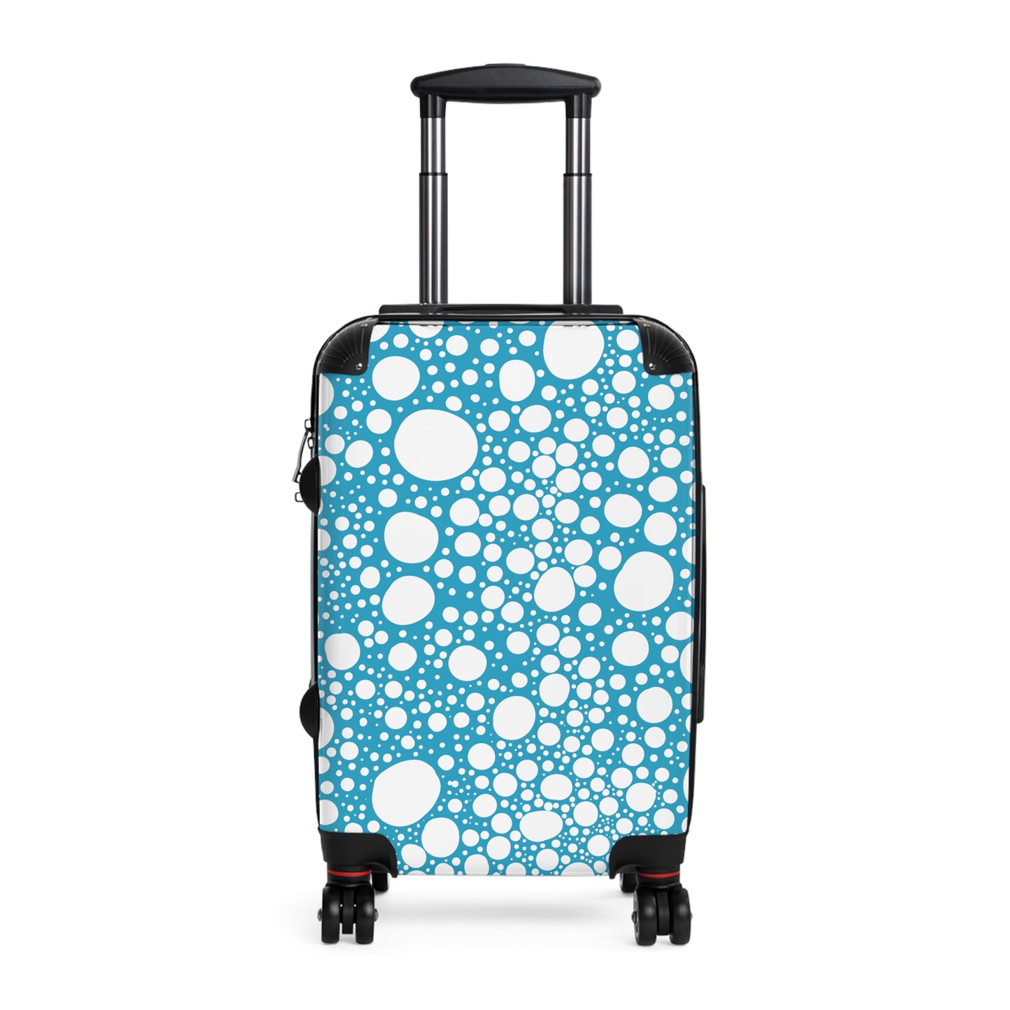 Blanca Ink Spots on Turquoise Suitcase