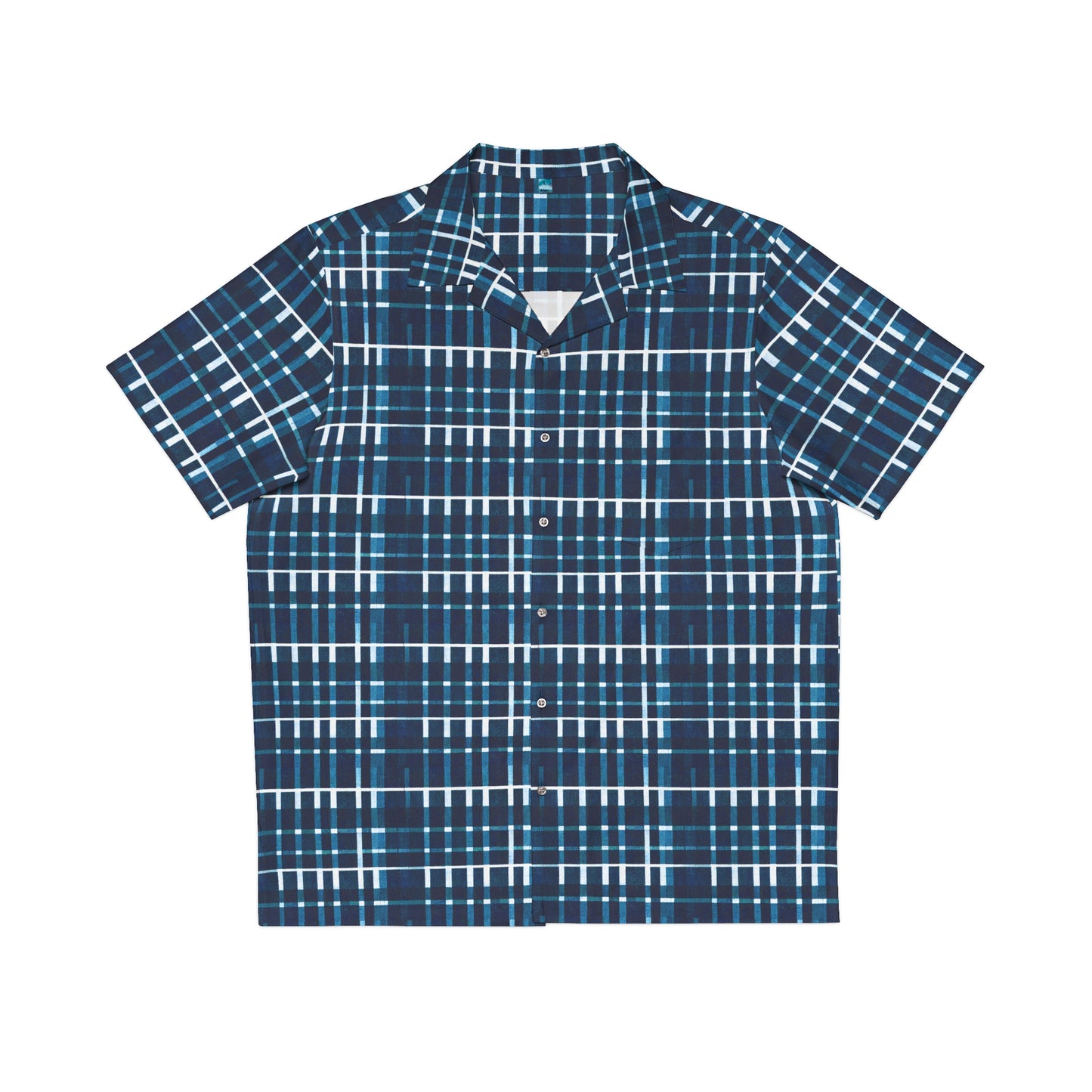 Royal Heritage Plaid Men's Hawaiian Shirt