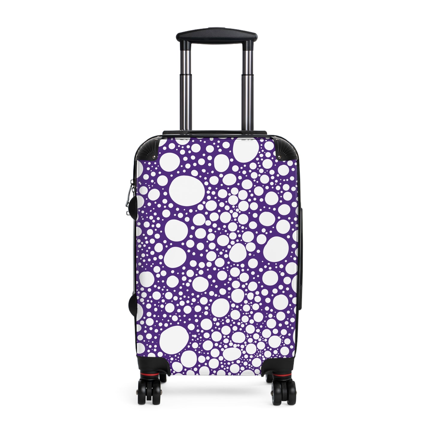 Blanca Ink Spots on Purple Suitcase