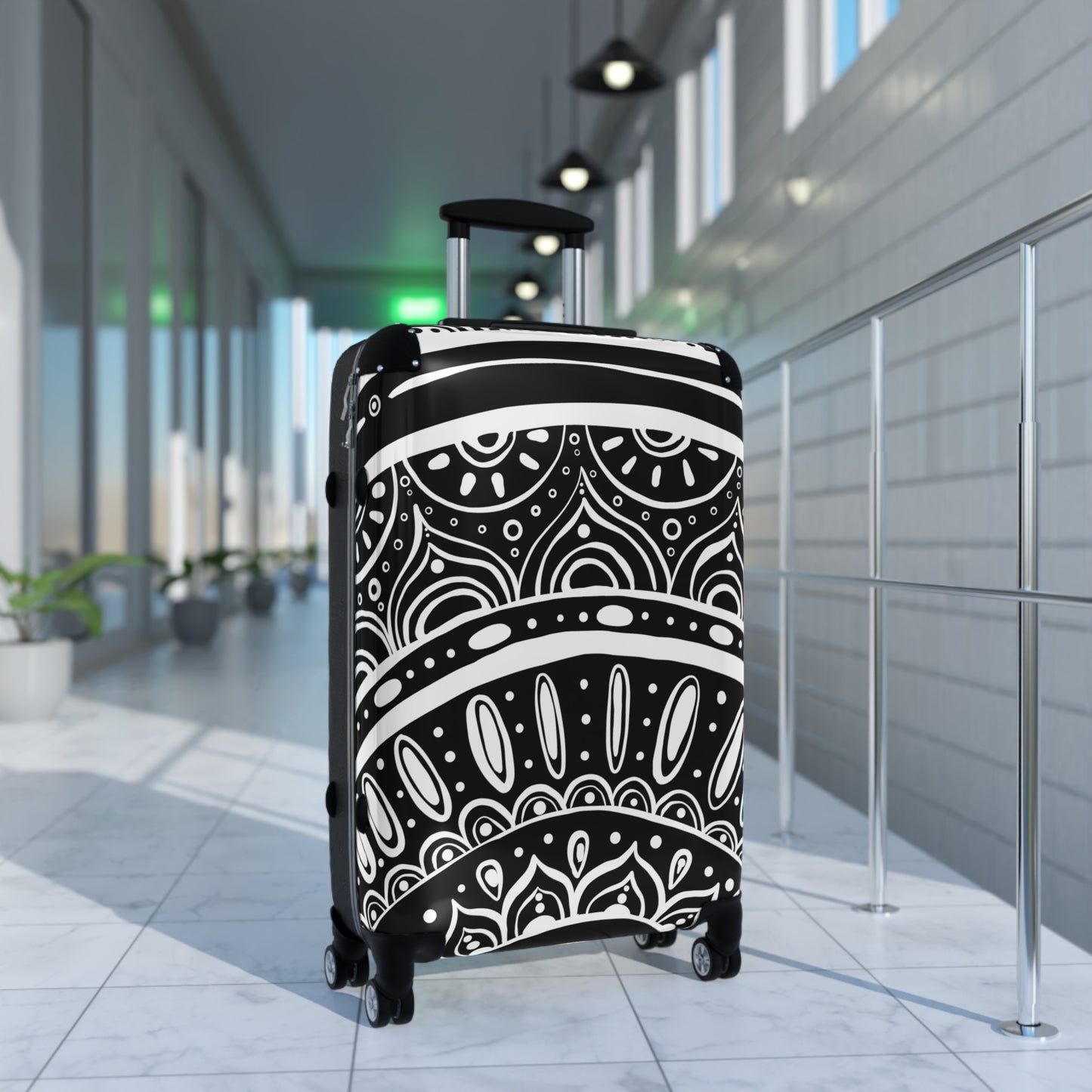 Yin Yang Mandala Suitcase