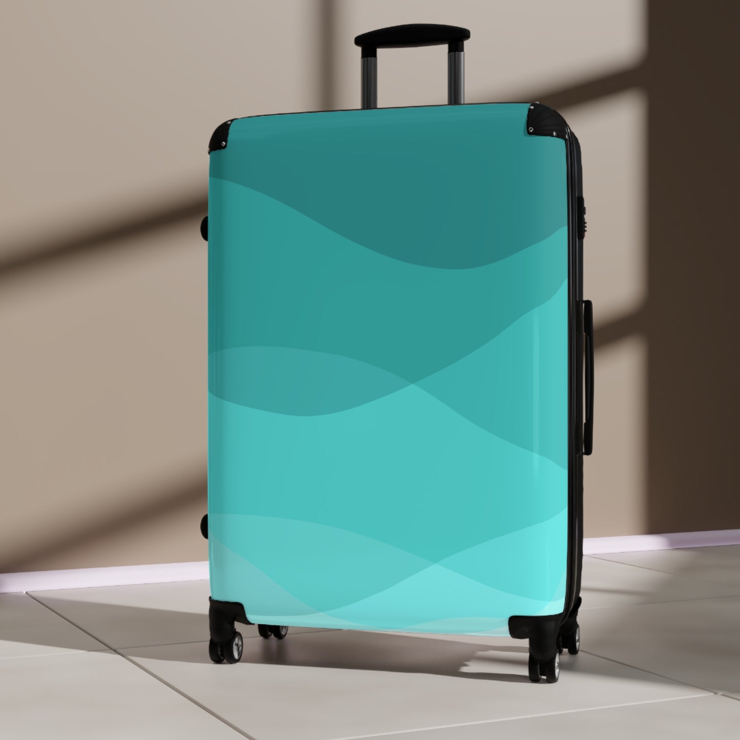 Aqua Shallows Suitcase