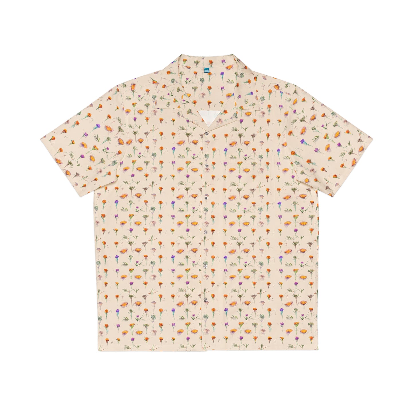 Sketches In Bloom Men's Hawaiian Shirt