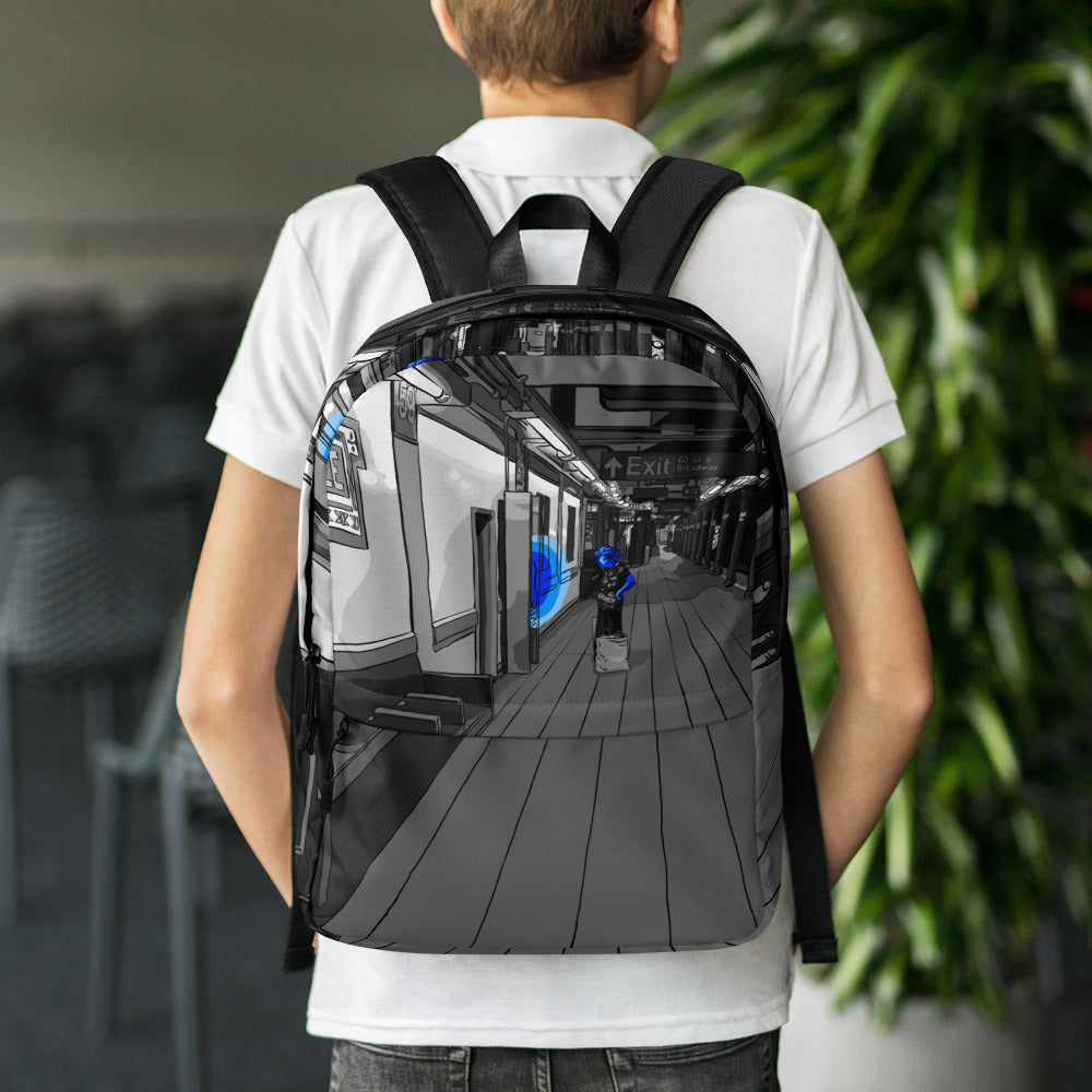 Columbus Circle NYC Subway Backpack