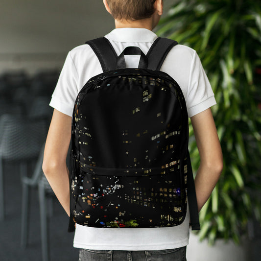 Glimmering Manhattan Backpack