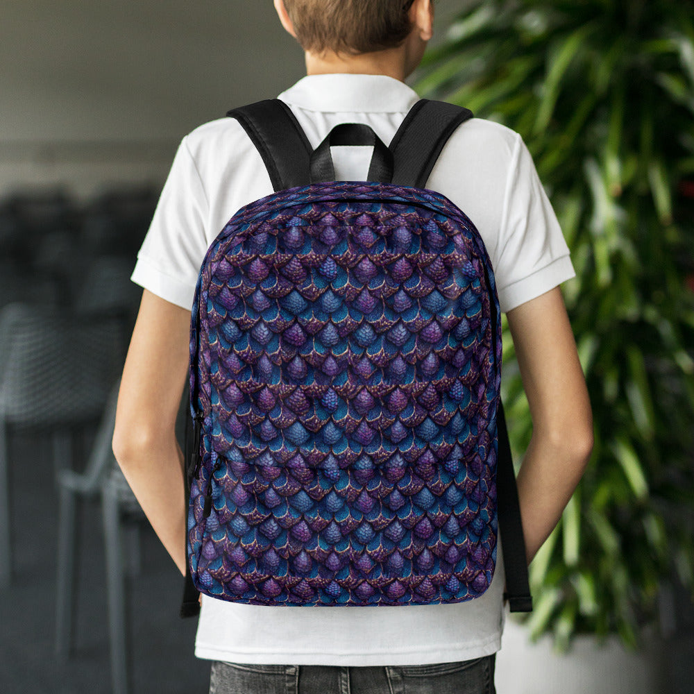 Luminosa, the Radiant Amethyst Drakon Backpack