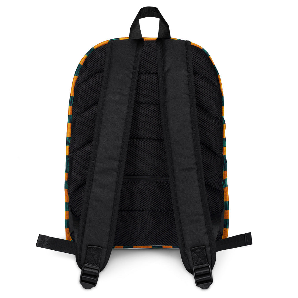 Teal & Tangerine Tapestry Backpack