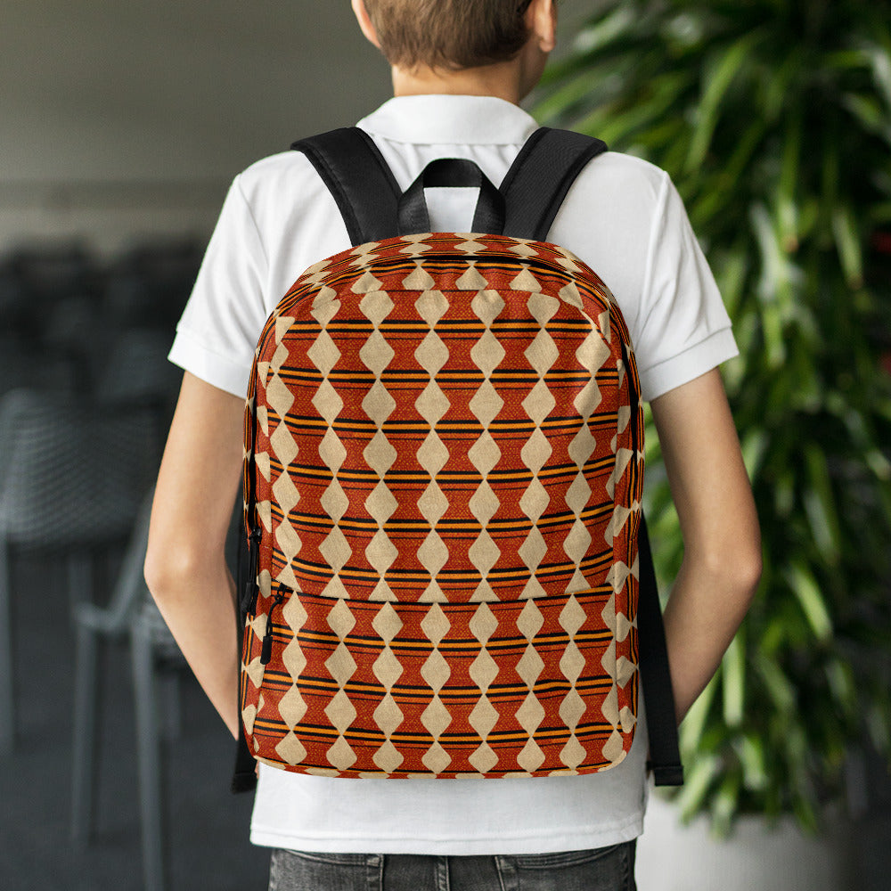 Tribal Tranquility In Neutral Backpack