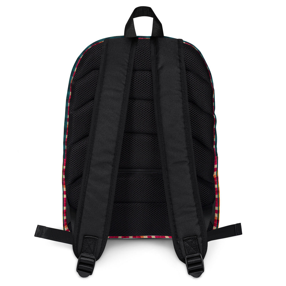 Tropical Fiesta Plaid Backpack