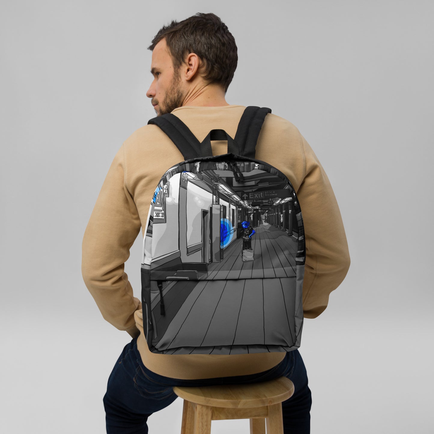 Columbus Circle NYC Subway Backpack