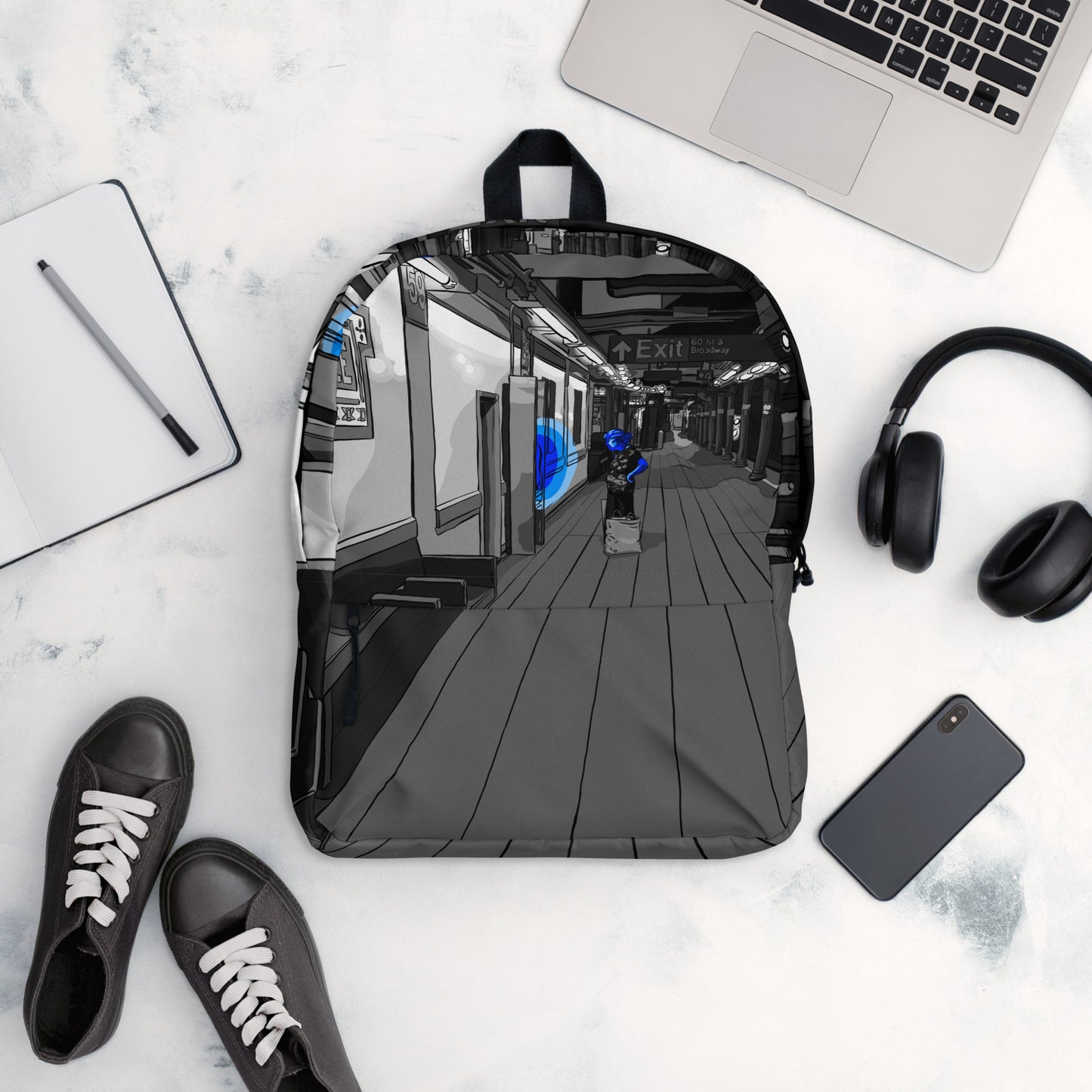 Columbus Circle NYC Subway Backpack