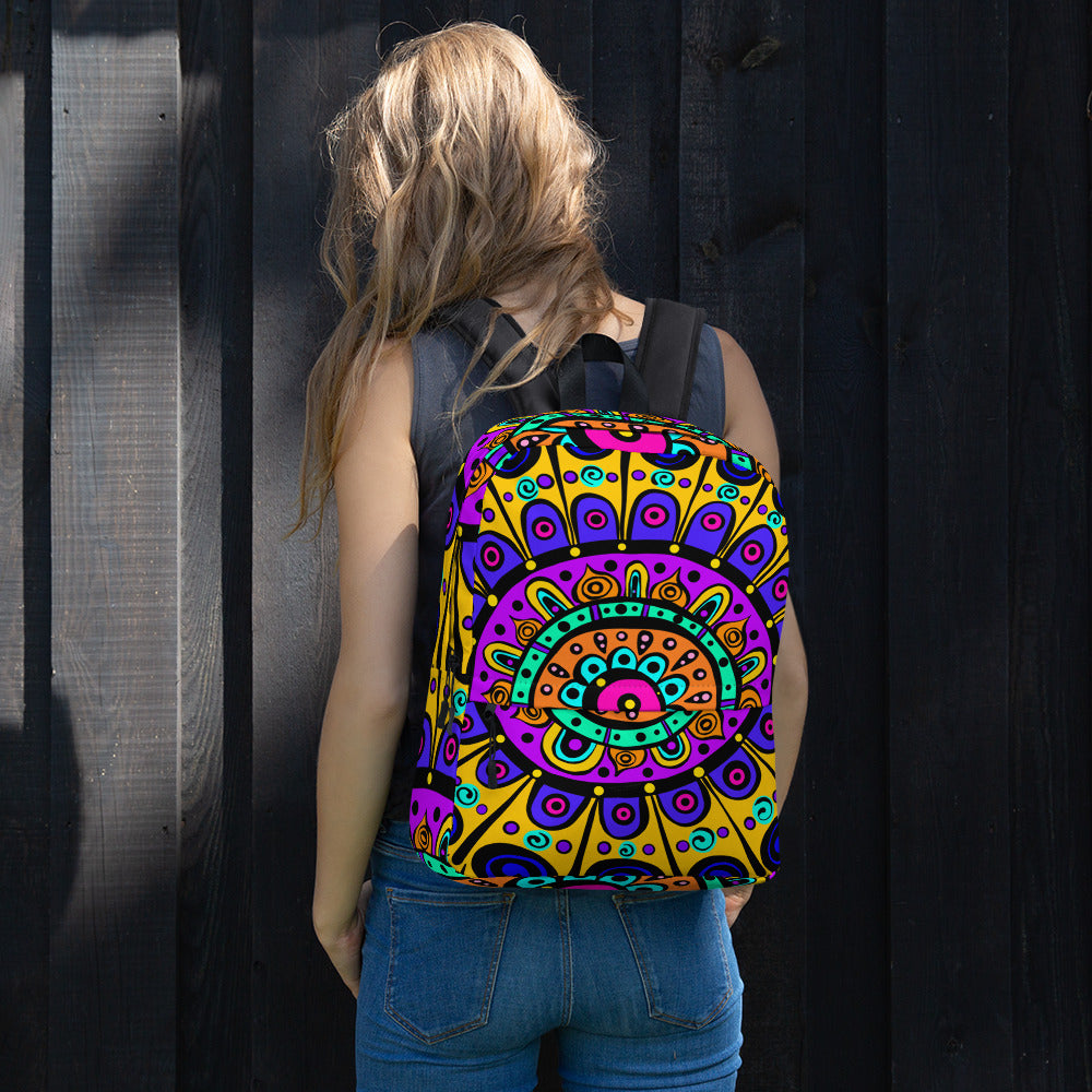 Mandala with Yellow Backpack