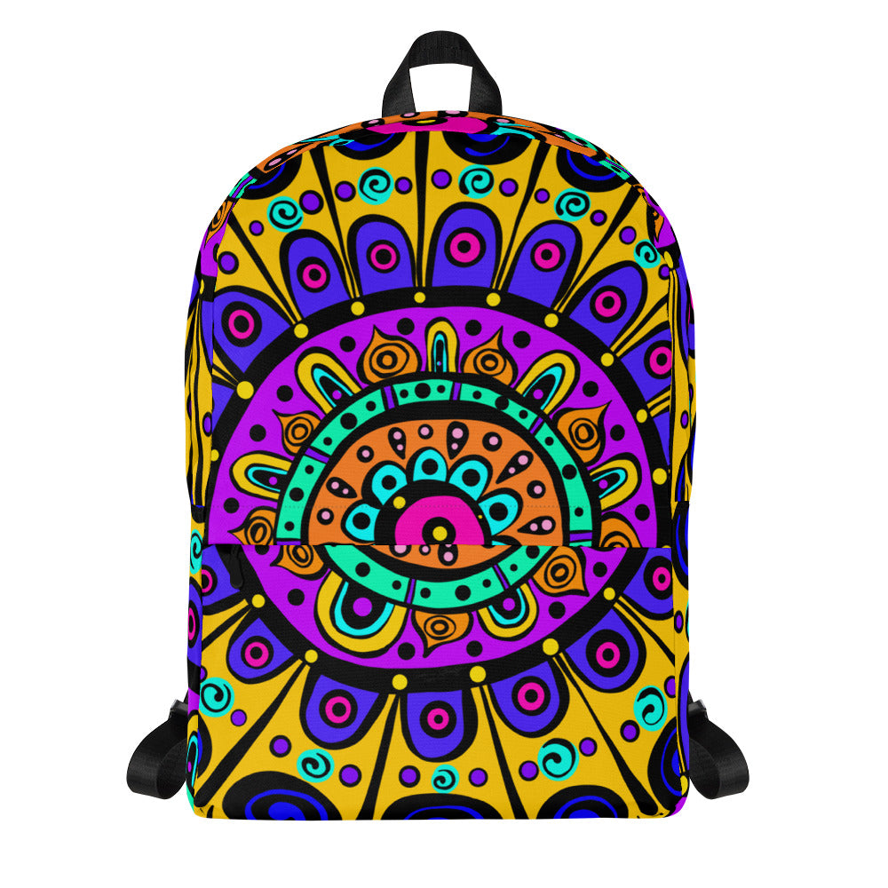 Mandala with Yellow Backpack