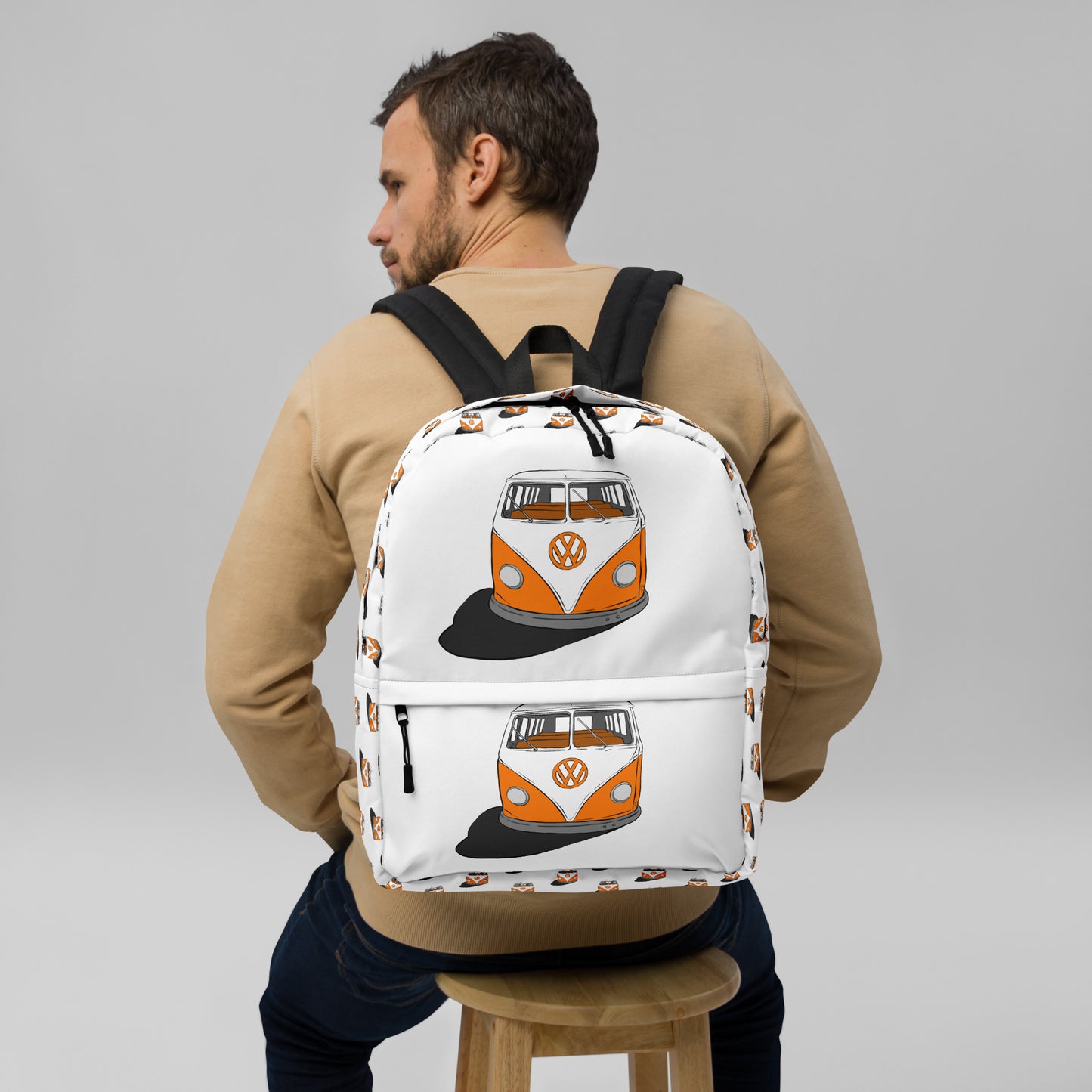 Orange VW Van Backpack