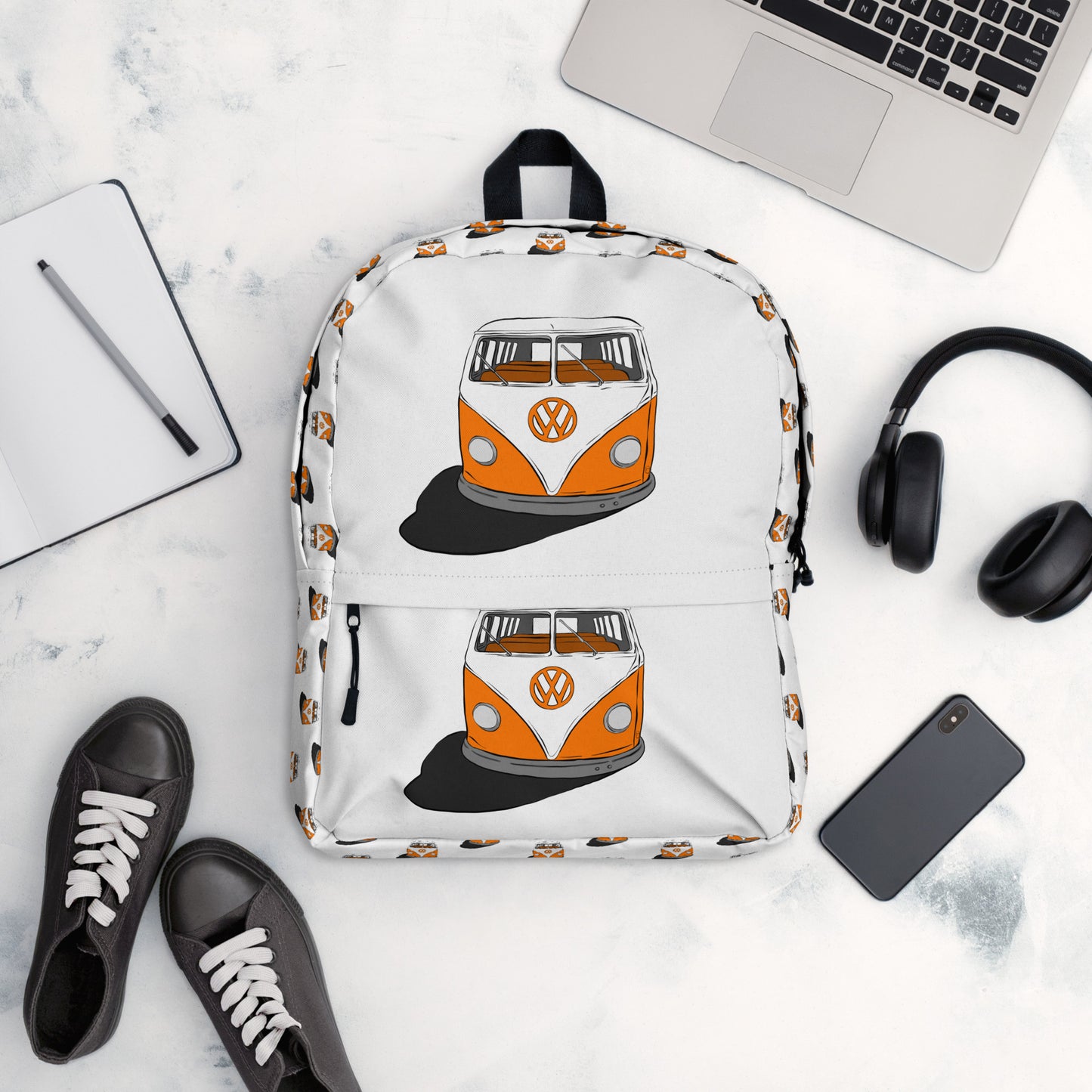 Orange VW Van Backpack