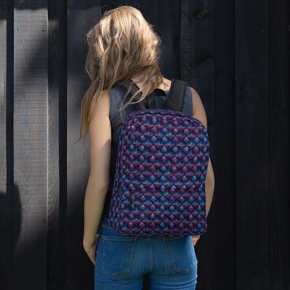 Luminosa, the Radiant Amethyst Drakon Backpack