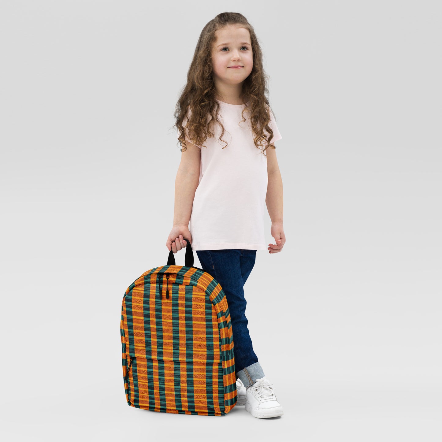 Teal & Tangerine Tapestry Backpack