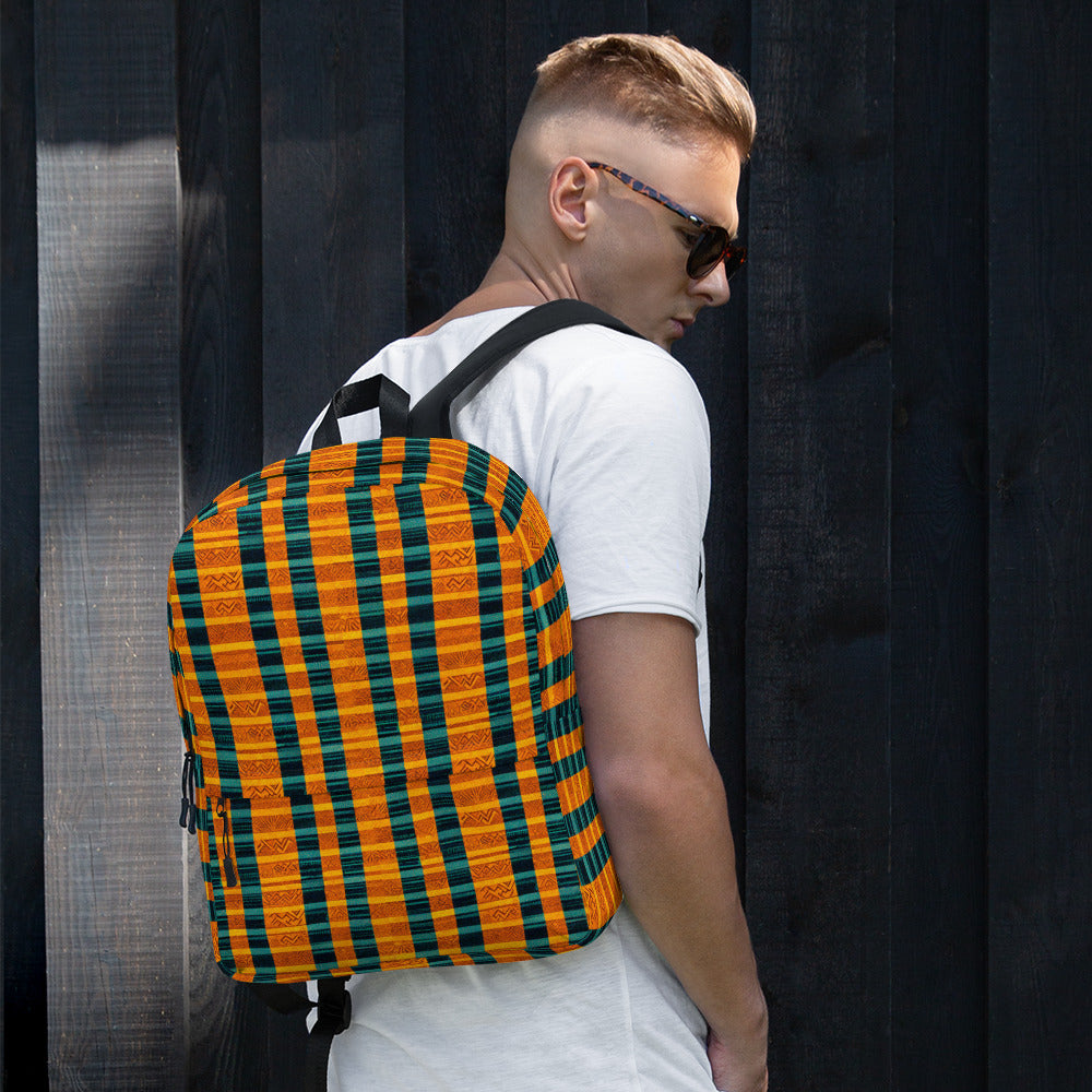 Teal & Tangerine Tapestry Backpack