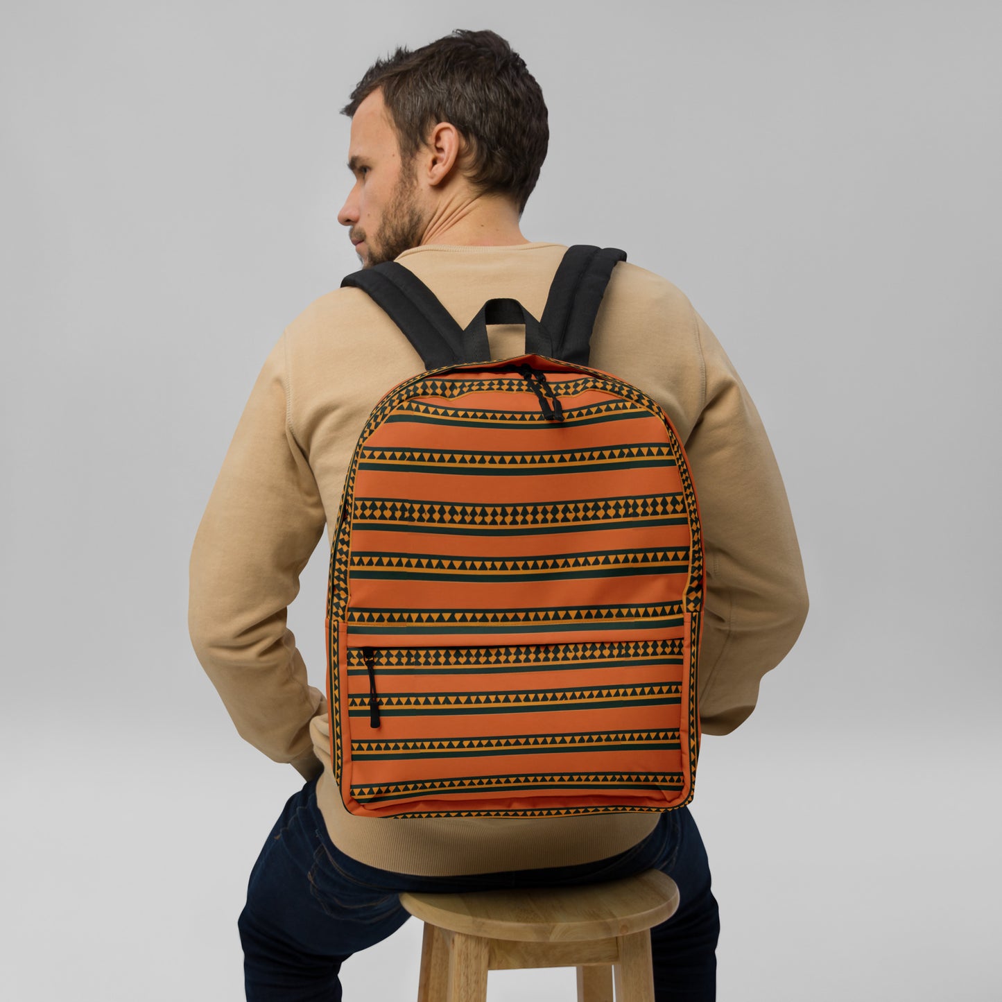 Timbuktu Tangerine Tapestry Backpack