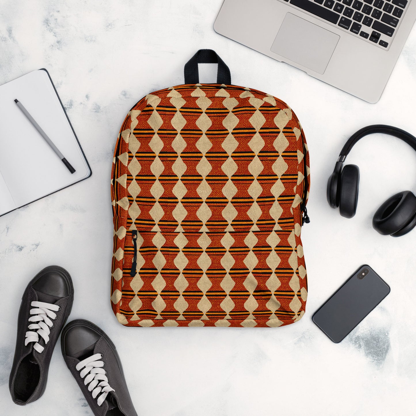 Tribal Tranquility In Neutral Backpack