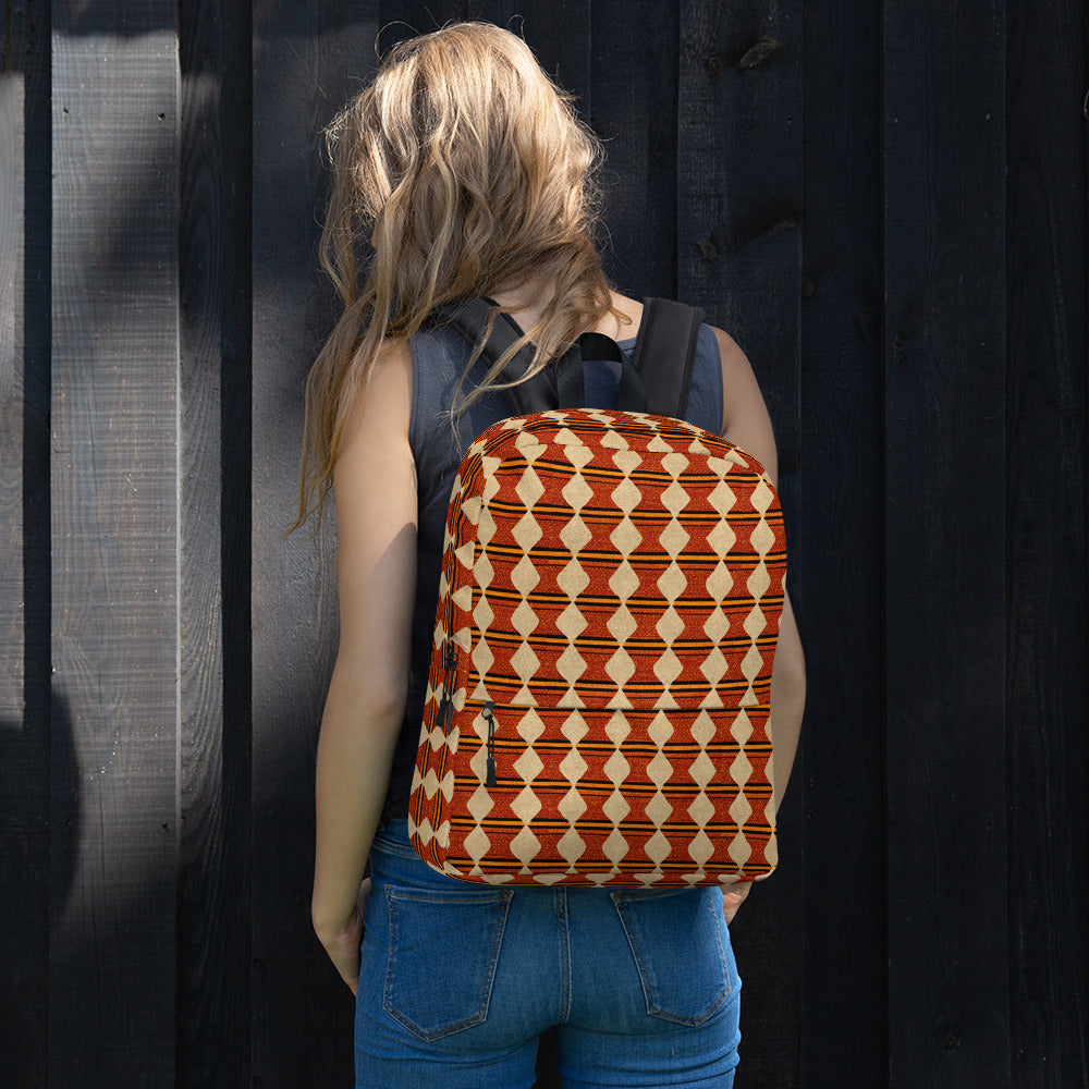 Tribal Tranquility In Neutral Backpack