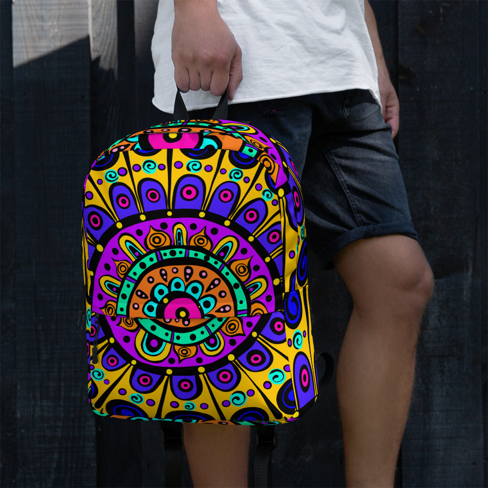 Mandala with Yellow Backpack