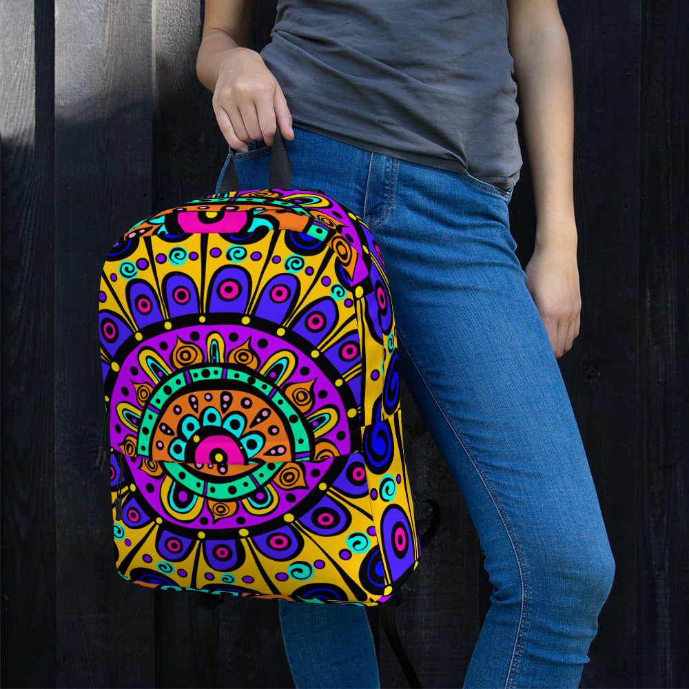 Mandala with Yellow Backpack