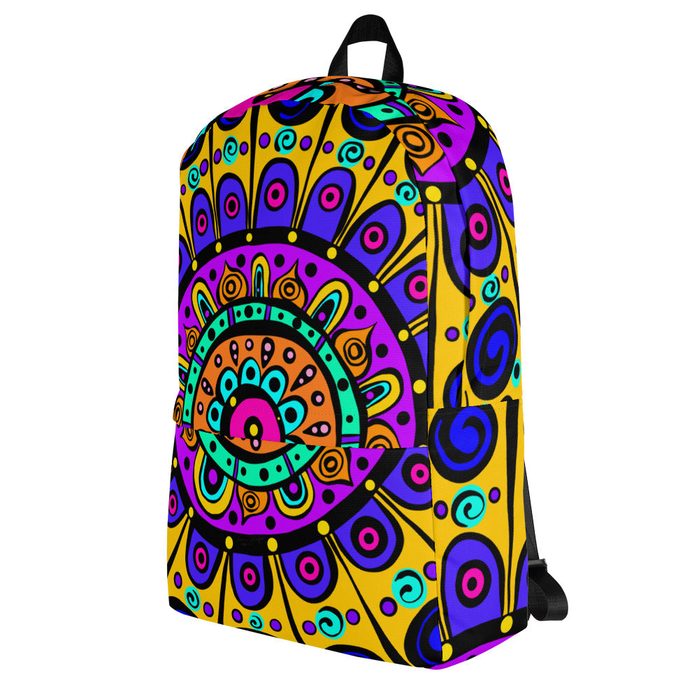 Mandala with Yellow Backpack