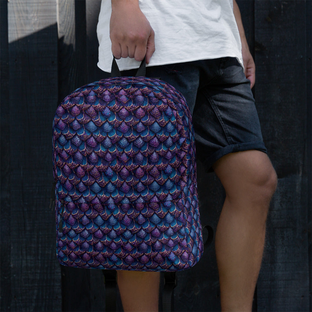 Luminosa, the Radiant Amethyst Drakon Backpack