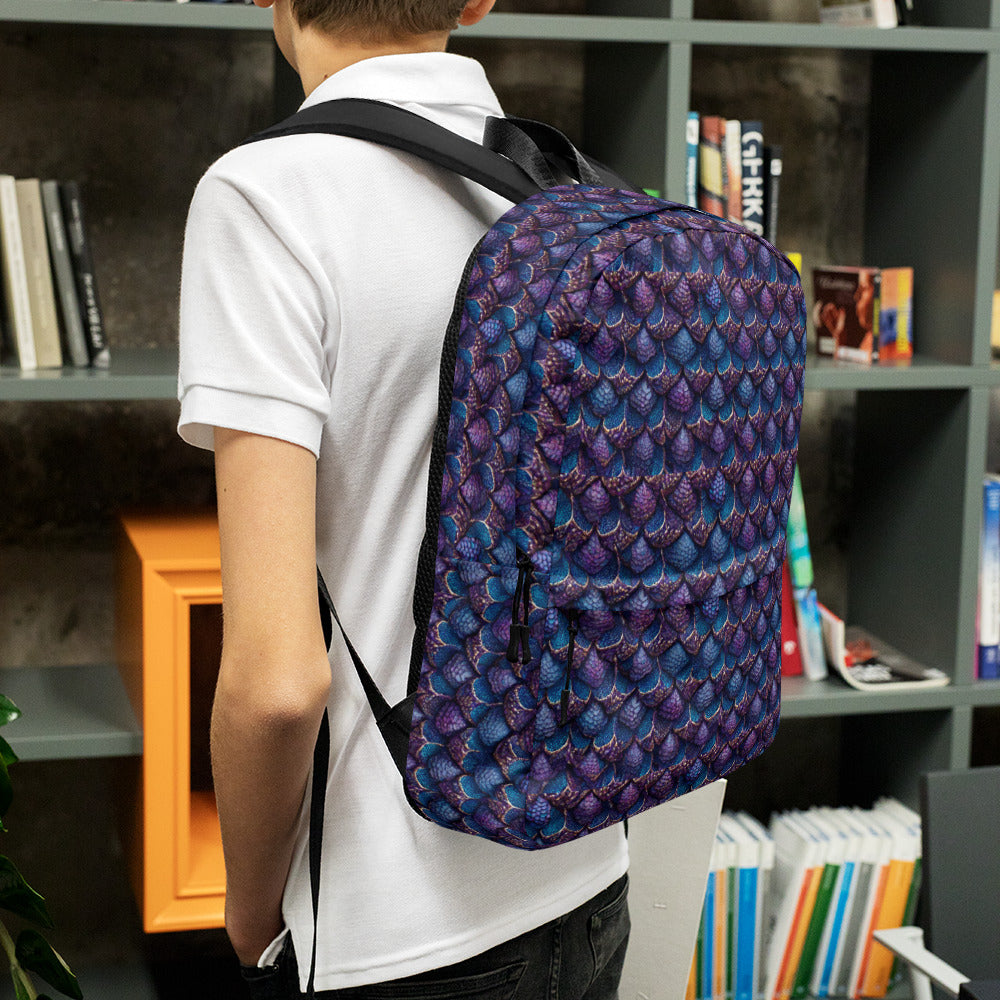 Luminosa, the Radiant Amethyst Drakon Backpack