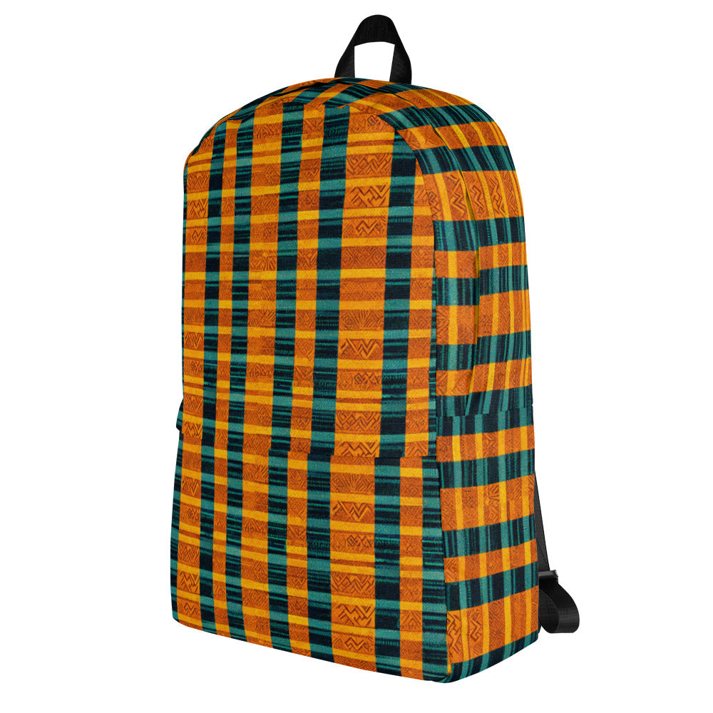 Teal & Tangerine Tapestry Backpack