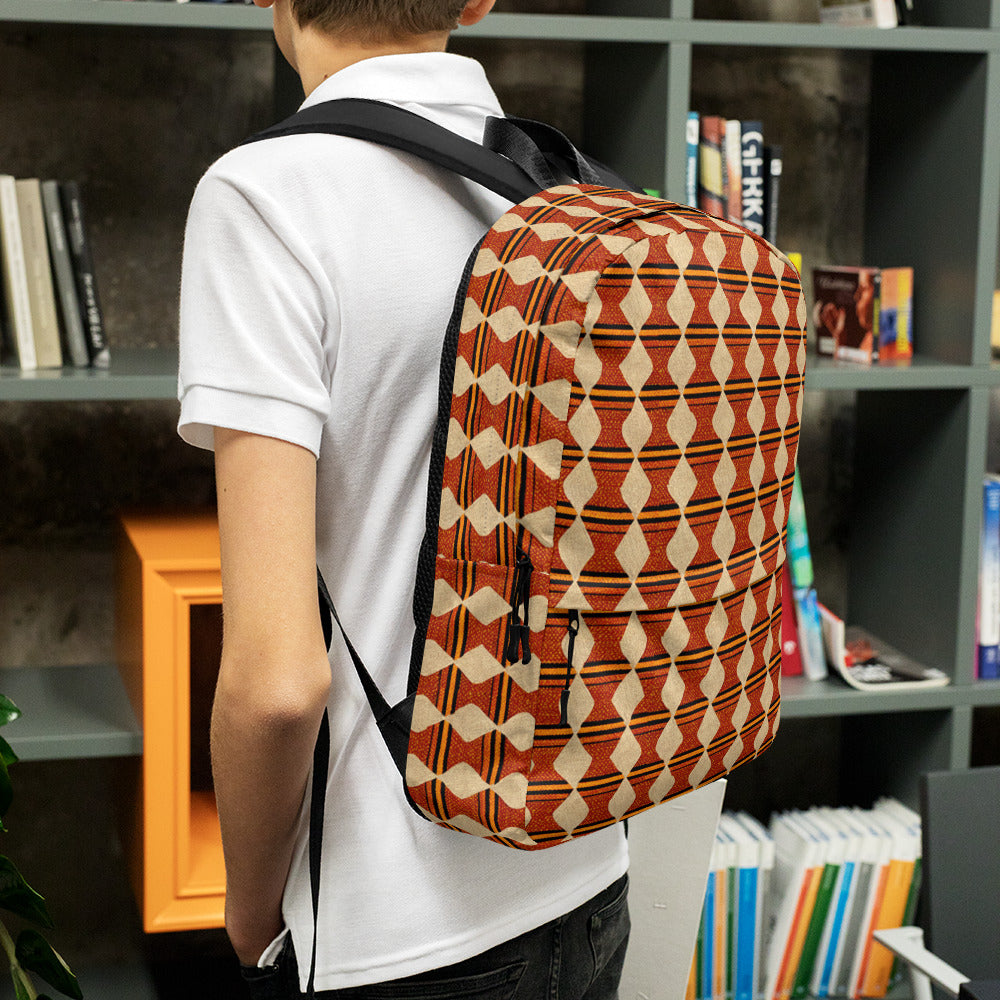 Tribal Tranquility In Neutral Backpack