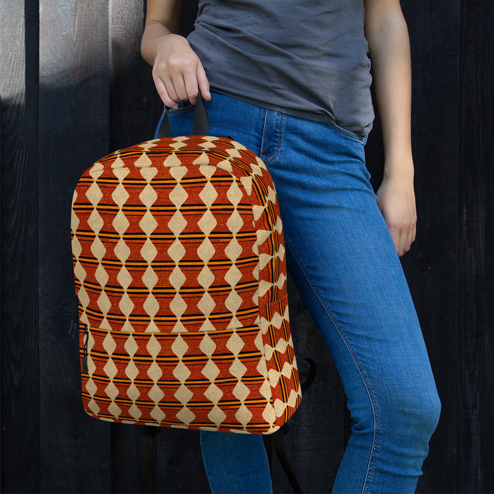 Tribal Tranquility In Neutral Backpack