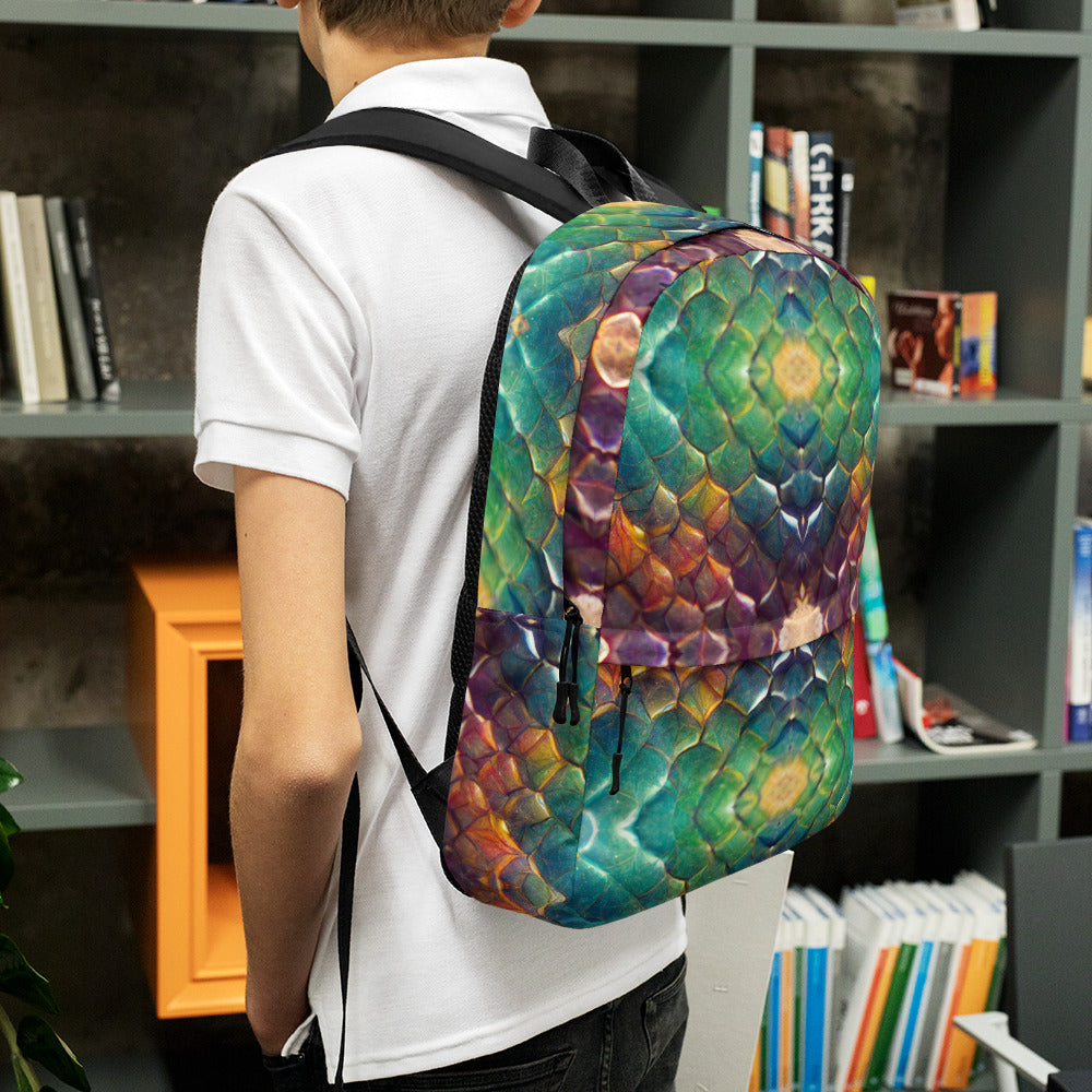 Prismijimmy, the Rainbow Guardian Dragon Backpack