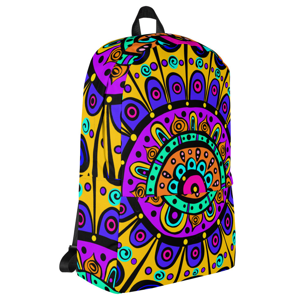 Mandala with Yellow Backpack