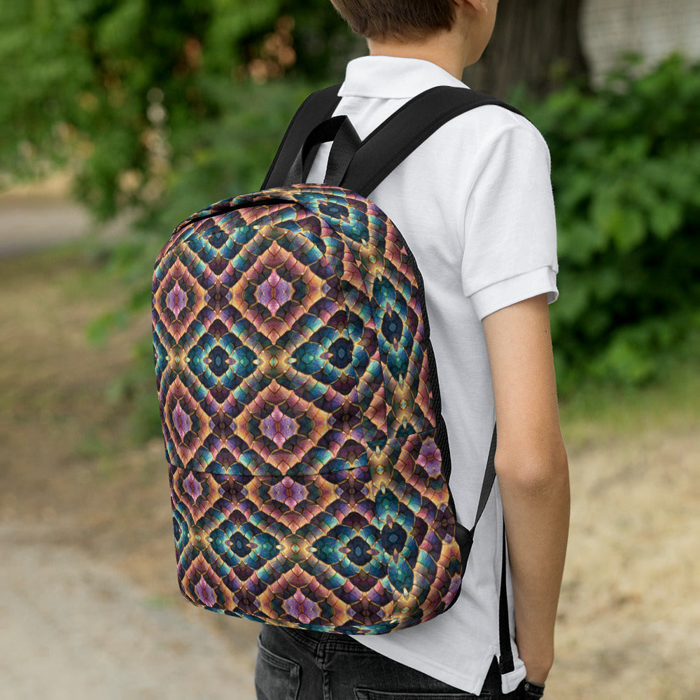 Joannesong, the Prismatic Wilderness Muse Backpack