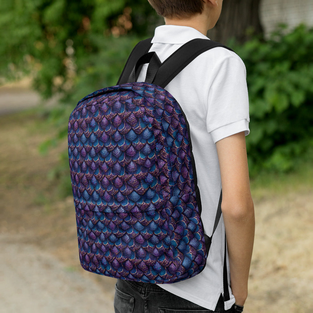 Luminosa, the Radiant Amethyst Drakon Backpack