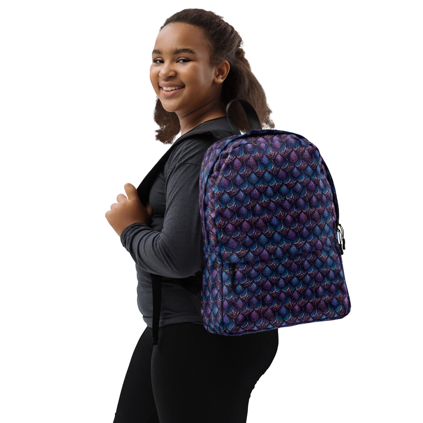 Luminosa, the Radiant Amethyst Drakon Backpack