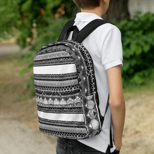 Monochrome Lanterns Backpack